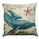 Turtle Printed Throw Pillow For Home Decor