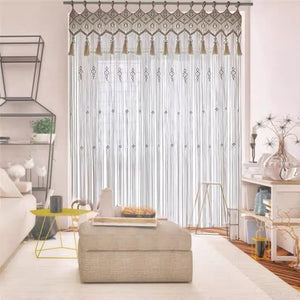 Bohemian Hand-Woven Curtain