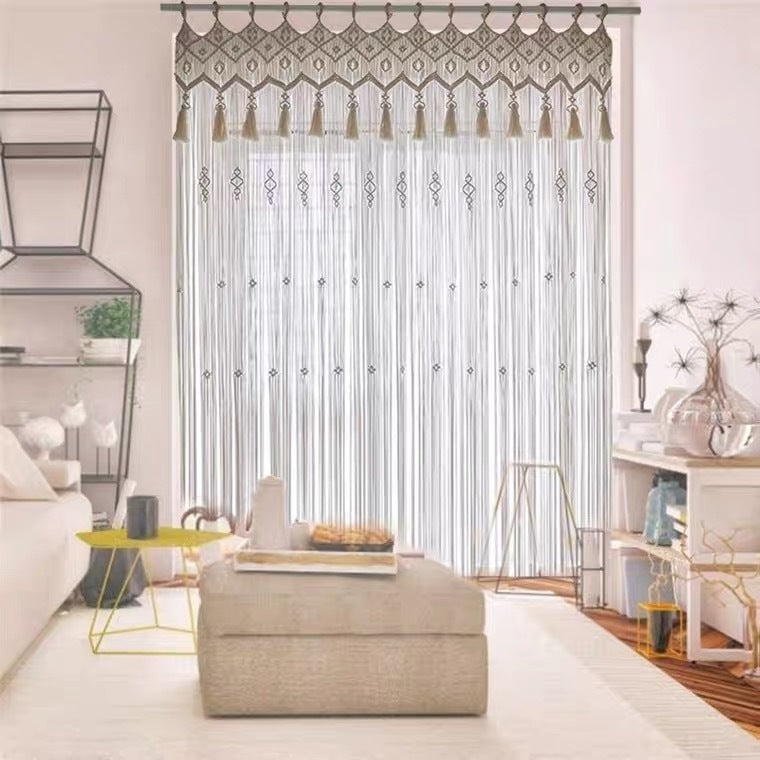 Bohemian Hand-Woven Curtain