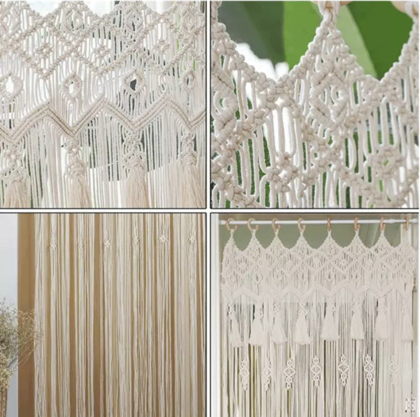 Bohemian Hand-Woven Curtain