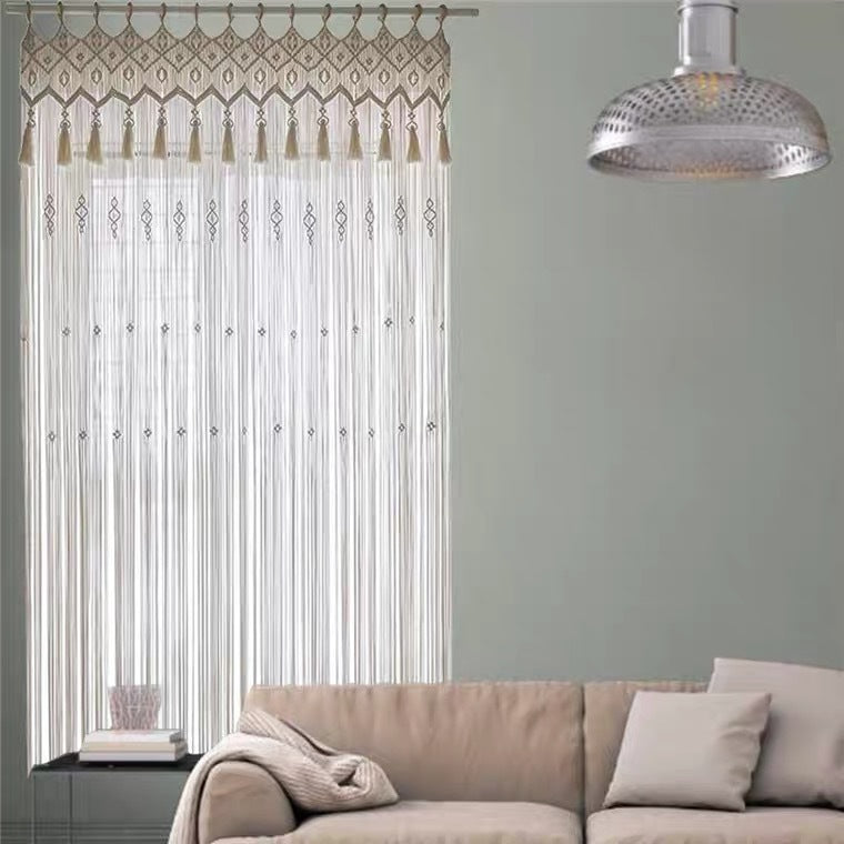 Bohemian Hand-Woven Curtain
