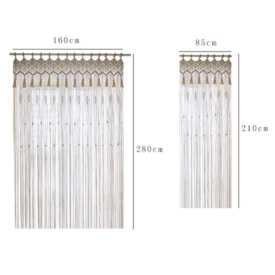 Bohemian Hand-Woven Curtain