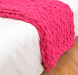Knitted Yarn Sofa Cover Blanket