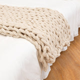 Knitted Yarn Sofa Cover Blanket