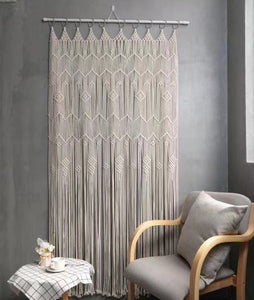 Finished Hoop Door Curtain