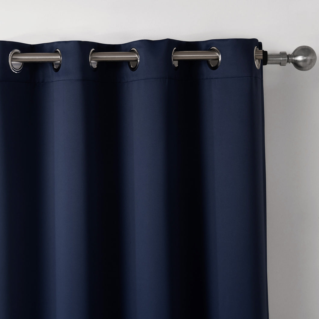 Dark Blue Bedroom Blackout  Curtains