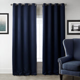 Dark Blue Bedroom Blackout  Curtains