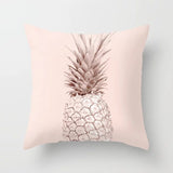 Pink sofa cushion cushion pillowcase