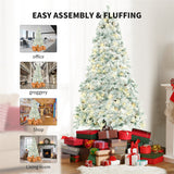 Artificial Snow Christmas Tree