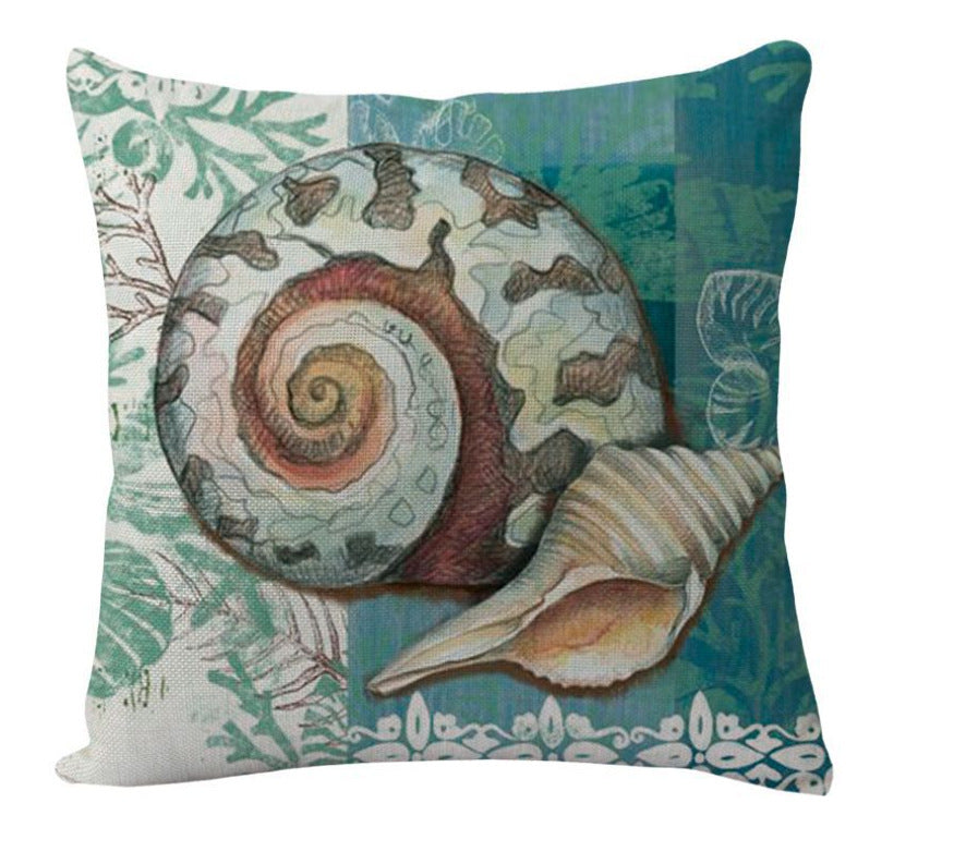 Turtle Printed Throw Pillow For Home Decor