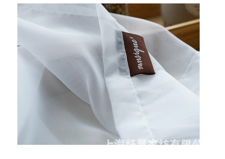Modern And Simple Pure  curtain for Window Screen
