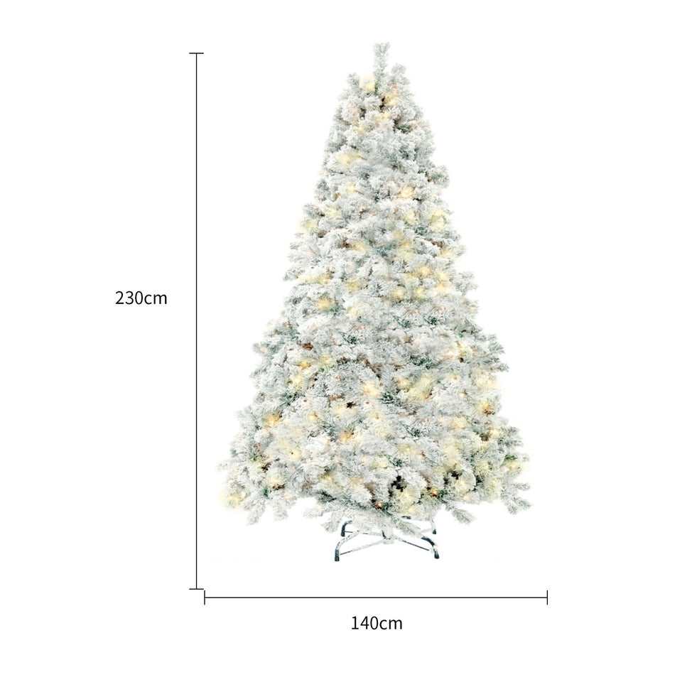 Artificial Snow Christmas Tree