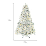 Artificial Snow Christmas Tree