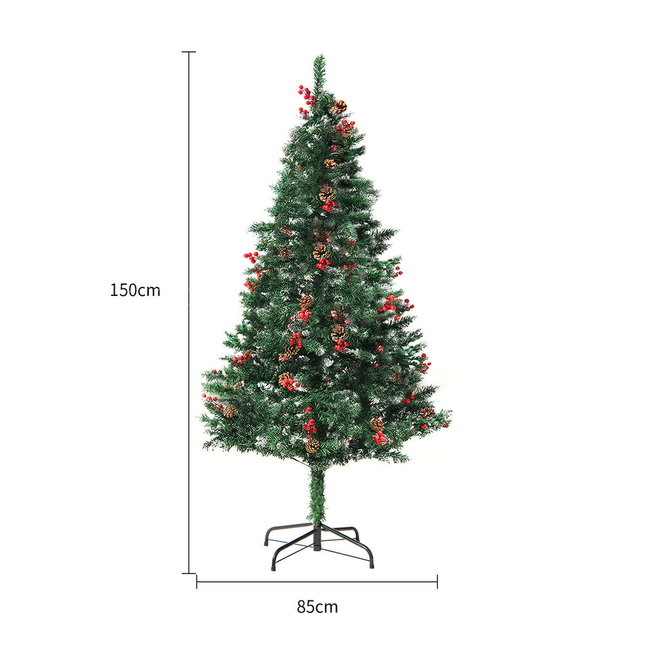 Artificial Snow Christmas Tree