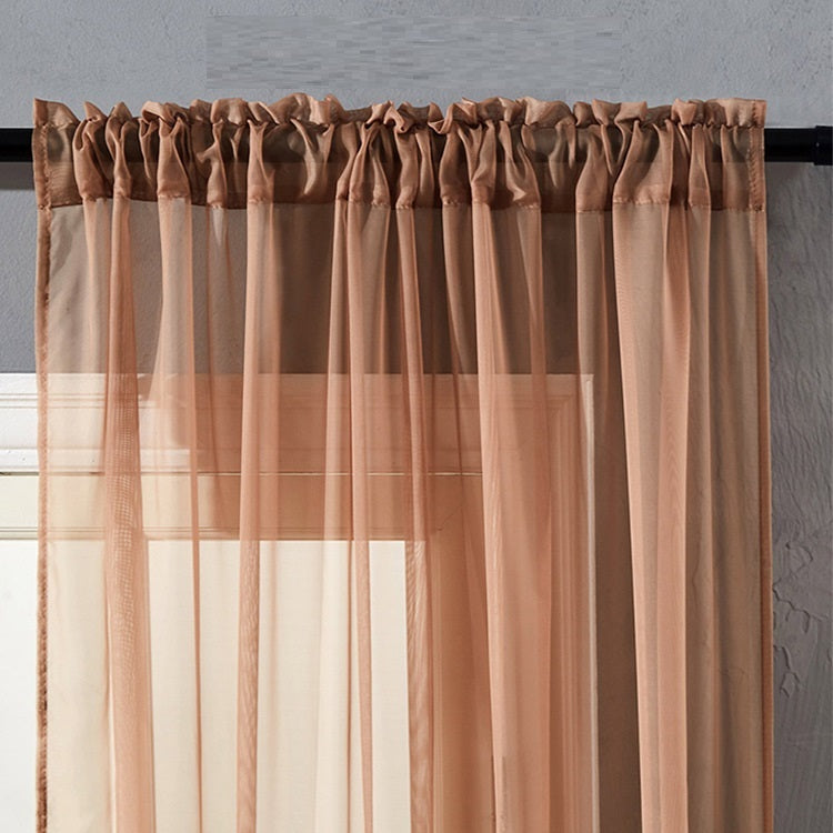 Modern And Simple Pure  curtain for Window Screen